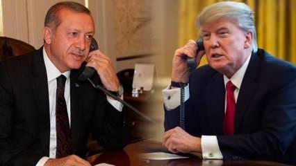 Başkan Erdoğan, ABD Başkanı Trump'la görüştü