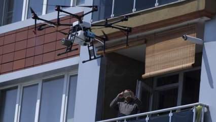 Edirne Valisi talimat verdi: Drone ile dezenfekte ediliyor