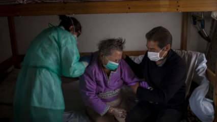 Koronavirüsün perişan ettiği İspanya'da bakım evlerinde hayat mücadelesi! 