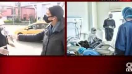 Muhabir, yoğun bakım ünitesine girdi! Kovid-19 hastalarını görüntüledi