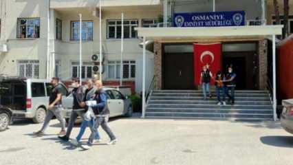 Osmaniye'de 'torbacı' operasyonu: 7 gözaltı