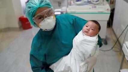 Minik savaşçı: 1 aylık bebek koronavirüsü yendi