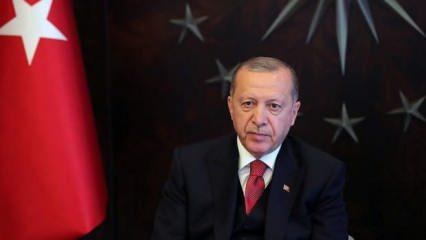 Cumhurbaşkanı Erdoğan'dan Çanakkale Kara Savaşlarının 105'inci yıl dönümü mesajı