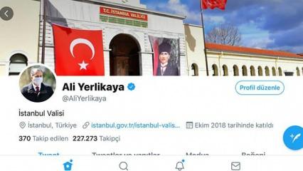 İstanbul Valisi Ali Yerlikaya'dan maskeli profil fotoğrafı