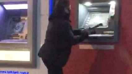 ATM'lere keserle saldıran kadın suç makinesi çıktı