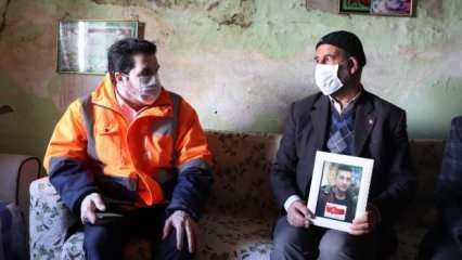 Bakan Soylu, PKK'lı teröristlerin oğlunu kaçırdığı Salih Gökçe ile görüştü