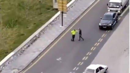 Polise saldıran s&uuml;r&uuml;c&uuml; hakkında işlem başlatıldı