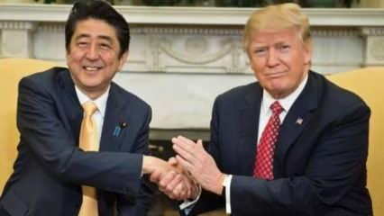 ABD Başkanı Trump ve Japonya Başbakanı Abe telefonda görüştü