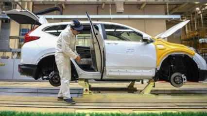 Japon otomobil üreticilerinin üretimi düştü