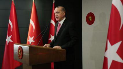 Başkan Erdoğan'dan Devlet Bahçeli'ye teşekkür