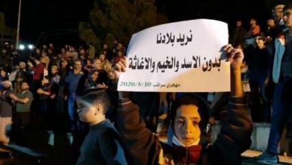 Suriye’de Esed rejimi karşıtı protesto