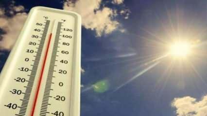 Tatil beldelerinde sıcaklık mevsim normallerinin üzerine çıktı