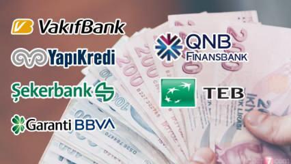 Vakıfbank TEB Yapı Kredi Garanti QNB Finasbank 3 ay ödemesiz bayram kredisine nasıl başvurulur?