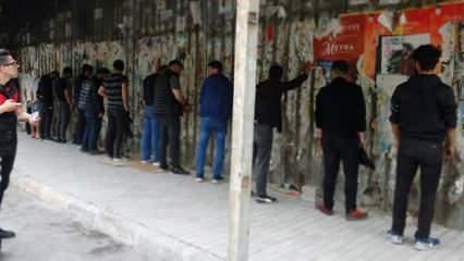 Beyoğlu'nda gezen 13 kişiye para cezası