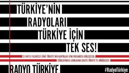 Türkiye'nin radyoları Türkiye için tek ses!