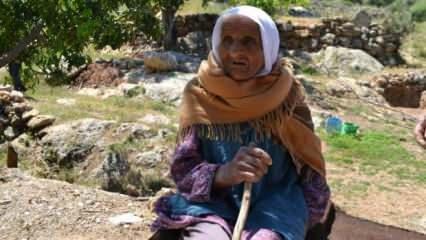 105 yaşındaki Marziye nineden acı haber