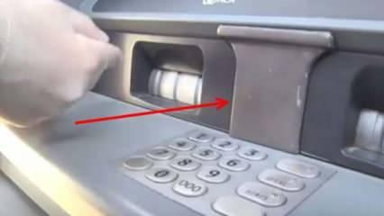 ATM'den para çekerken dikkat!