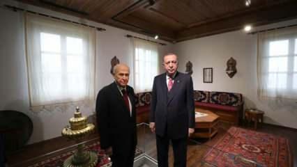 Başkan Erdoğan ve Devlet Bahçeli Demokrasi ve Özgürlükler Adası'nı gezdi