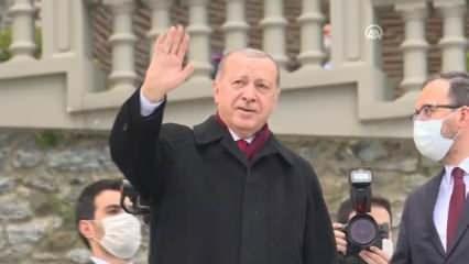 Cumhurbaşkanı Erdoğan Fetih Saygı Geçişi'ni selamladı