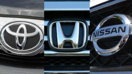 Toyota, Honda ve Nissan'da üretim yüzde 60 düştü!