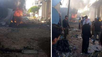 Afrin’de bomba yüklü araçla saldırdılar!
