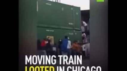 Chicago'da treni yağmaladılar!