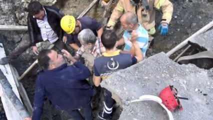 İstanbul'da kanalizasyon çalışmasında göçük: 1 işçi toprak altında kaldı
