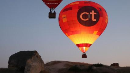 Kapadokya'da gökyüzü balonlarına kavuştu