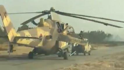 Libya ordusu savaş helikopteri ele geçirdi