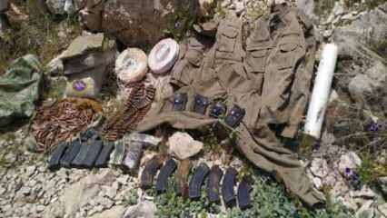 Diyarbakır'da PKK'nın lav silahı ve uyuşturucu ele geçirildi