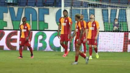 Galatasaray Rize'de ağır yaralı!