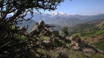 PKK'ya bir darbe daha! 4 terörist öldürüldü