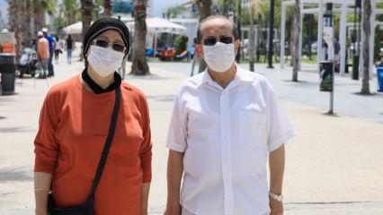 Antalya'da maske ve fiziki mesafe unutuldu
