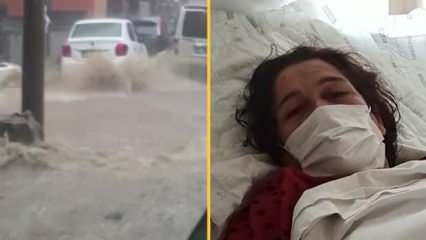 Bursa'da sele kapılan kadın yaşadıklarını anlattı