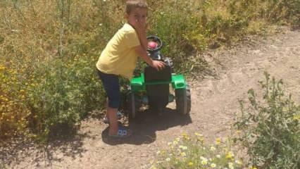 4 yaşındaki Ömer, 5 saat sonra buğday tarlasında bulundu