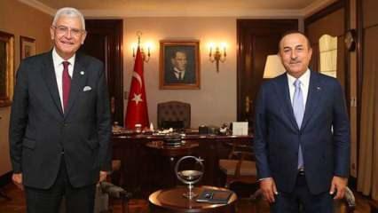 Bakan Çavuşoğlu, BM 75. Genel Kurul Başkanı Bozkır ile görüştü