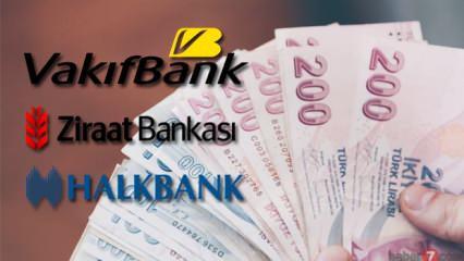 Kredi yapılandırması geldi mi? HalkBank VakıfBank Ziraat Bankası 12 ay ödemesiz kredi paketi