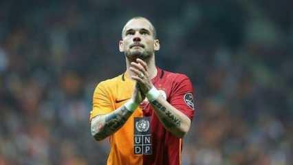 Sneijder'in paylaşımı heyecan yarattı!