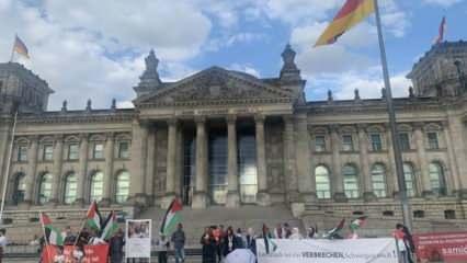 Almanya'da İsrail'in 'ilhak' planı protesto edildi
