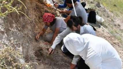 Kayseri'de 7,5 milyon yıllık fosillerin bulunduğu alanda yeni kazı çalışması