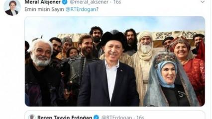 Meral Akşener, paylaştığı Erdoğan fotoğrafıyla ülkücü imajını sarstı