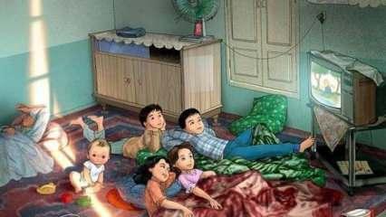 90'lı yıllarda nasıl bir &ccedil;ocukluk ge&ccedil;irdiğimizi &ccedil;izimlerine d&ouml;kt&uuml;!