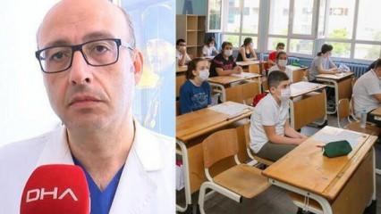 Bilim Kurulu Üyesi Yamanel'den okullar için dikkat çeken öneri