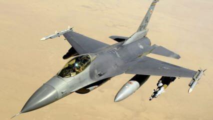 ABD'de F-16 savaş uçağı düştü