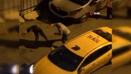 Ataşehir’de taksici tartıştığı alkollü müşterisini 2 yumrukla devirdi!