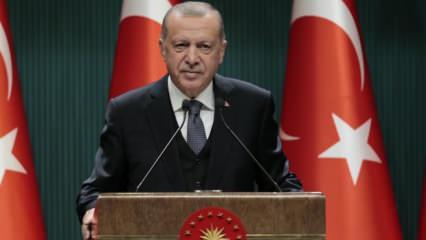 Başkan Erdoğan'dan çok önemli koronavirüs açıklaması: Alnımızın akıyla geride bıraktık