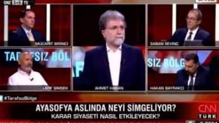 Halk TV Eski Genel Müdürü Sevinç Ayasofya'yı eleştirirken alay konusu oldu!
