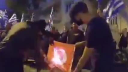 Alçak provokasyon! Kudüs’te Türk bayrağı yaktılar