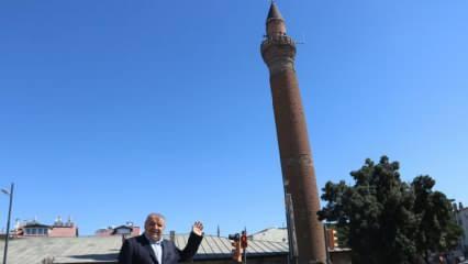 117 santimetre eğik minarenin sırrı ortaya çıkıyor