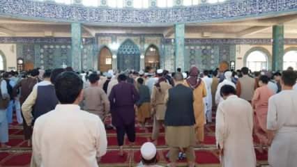 Afganistan'da Ayasofya Camii için şükür namazı kılındı